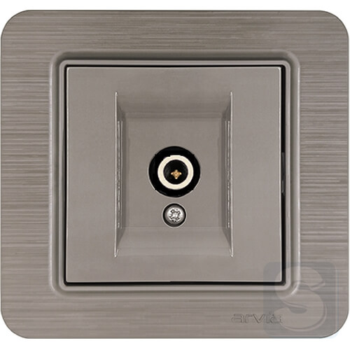 Розетка TV проходная Arvia Electric Lavin Медь (21 28 4010 272)